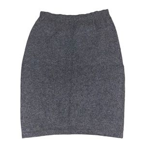 Liz Claiborne Medium grey wool/angora skirt